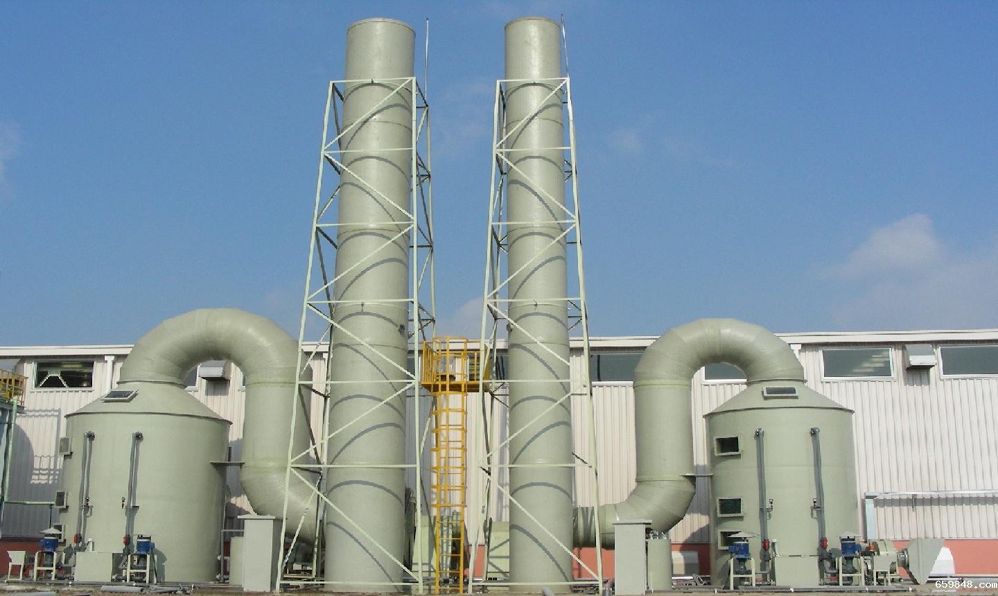 新型玻璃钢脱硫塔-先进技术-高效净化-稳定运行