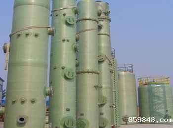 玻璃钢收尘洗涤塔-同时去除颗粒物和污染物-全面净化-环保节能