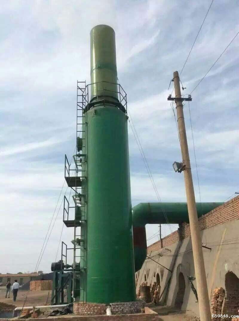 玻璃钢砖窑脱硫塔-适应砖窑环境-高效去除硫化物-耐久耐用