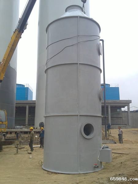 南京玻璃钢氯气洗涤塔-专为氯气处理设计-高效净化-耐腐蚀性优秀